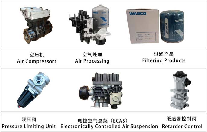 Wabco Spare Parts: Brake Systems, Air Management Systems