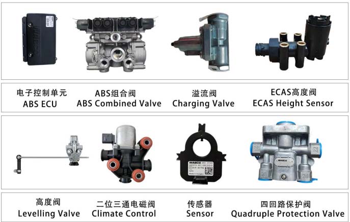 Wabco Spare Parts: Brake Systems, Air Management Systems